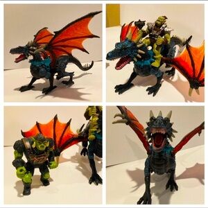 Chap Mei True Legends Mythical Warriors Ogre Winged Dragon Fantasy Figure Lot